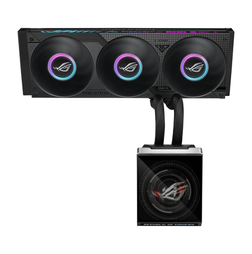 ASUS ROG Strix SLC IV 360 ARGB LCD Процессор All-in-one liquid cooler 12 cm Черный 1 шт