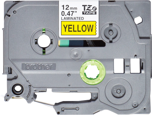 Brother TZE631S Black on Yellow Label Tape 12mmx4m - image 2