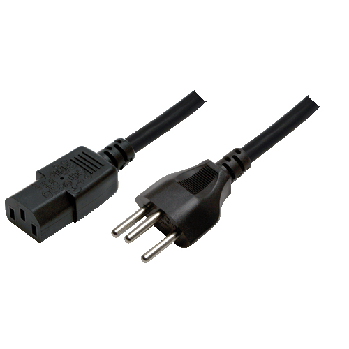 Product image: LogiLink Swiss-IEC - C13, 1.8m Black C13 coupler