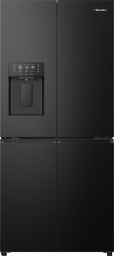 Hisense PureFlat Slim RQ5P470SYFD Fridge Freezer - Black - image 1
