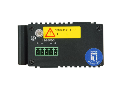 LevelOne Switch 5x Ge IGU-0501 PoE DIN-Rail,-30°C to 65°C, afbeelding 2
