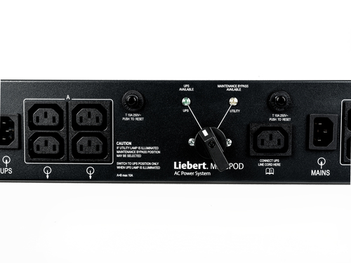 Vertiv Liebert MP2-210K power distribution unit (PDU) 4 AC outlet(s) 2U Black – image 2