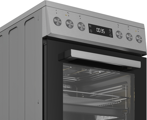 Beko FSM57320DXT Freestanding cooker Ceramic hob Stainless steel – image 3