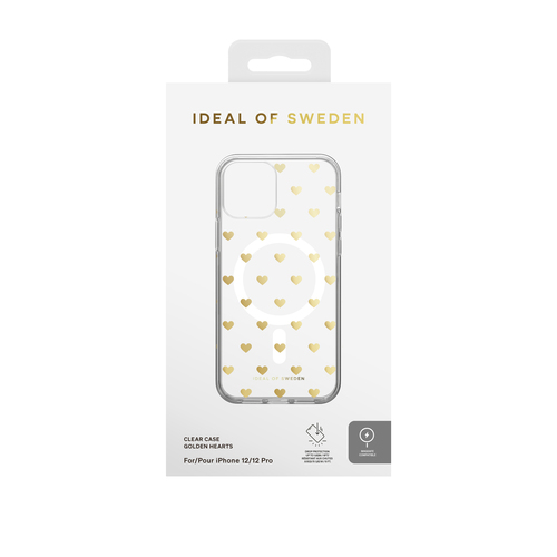 iDeal of Sweden Clear Case MagSafe iPhone 12 / 12 Pro Golden Hearts – image 4