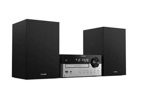 Philips TAM4205 Microcadena de música para uso doméstico 60 W Negro, Plata