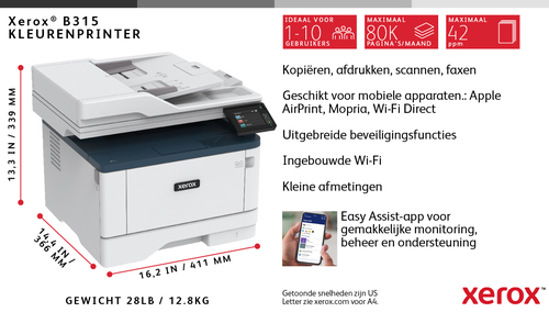 Xerox B315V_DNI - Multifunctionele printer, afbeelding 10