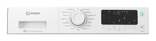 Indesit Idp 9646 Push&GO UK 9Kg/6Kg Washer Dryer with 1400 rpm - White - D Rated [Wash&Dry], A Rated [Wash Only], White - image 6