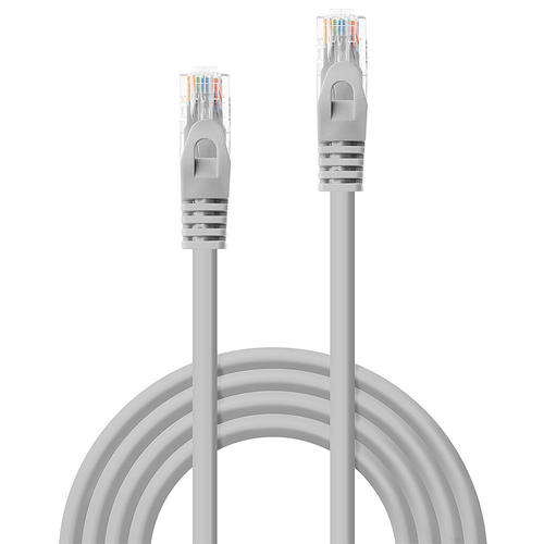 Lindy Patchkabel Cat5e U/UTP grijs 3.00m, afbeelding 3