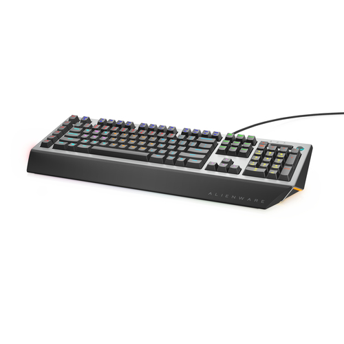 Alienware AW768 klaviatūra Žaidimams USB QWERTZ JAV tarptautinė versija Juoda, Sidabras