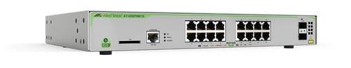 Switch Administrable CentreCOM GS970M Capa 3 de 16 Puertos 10/100/1000 Mbps 2 puertos SFP Gigabit AT-GS970M/18-10 - AT-GS970M/18-10