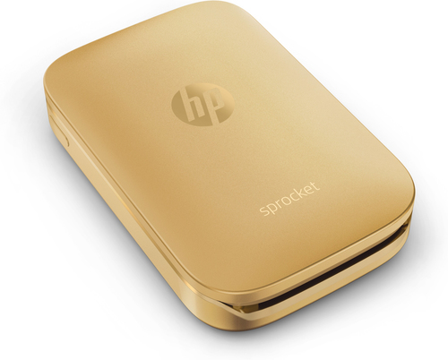 BRAND NEW! HP Sprocket Portable Photo Printer Gold (Z3Z94A) First Edition