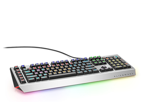 Alienware AW768 klaviatūra Žaidimams USB QWERTY Italų kalba Juoda, Sidabras