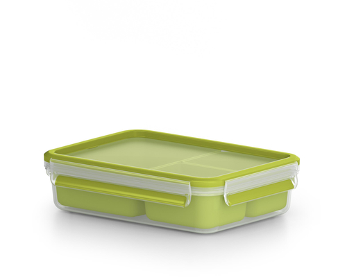 Tefal K31004 lõunakarp Lõunasöögianum 1,2 l Roheline, Läbipaistev