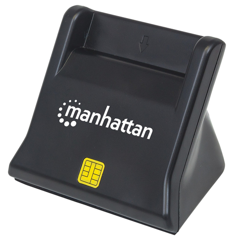 Manhattan 102025 kiipkaardilugeja Hoonesisene USB USB 2.0 Must