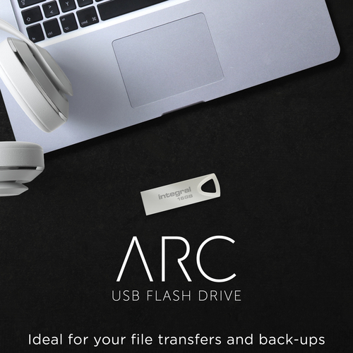 Integral 32GB USB2.0 DRIVE ARC METAL – image 6
