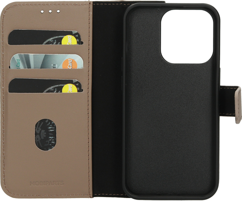 Mobiparts Leather 2 in 1 Wallet Case Apple iPhone 15 Pro Taupe - Smartphonehoesje, afbeelding 7