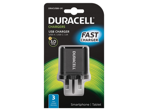 Duracell DRACUSB6-UK mobiliojo įrenginio kroviklis Išmanusis