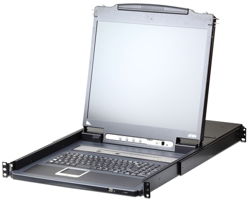 8-PORT 19 LCD  INTEGRATED IP KVM USB/PS2