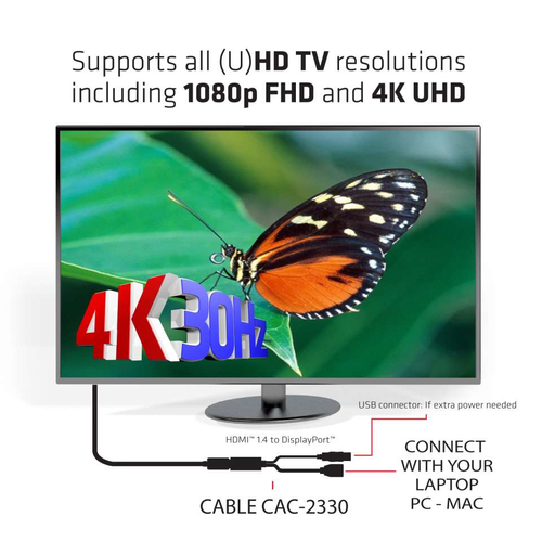 Club 3D HDMI naar DisplayPort adapter, afbeelding 4