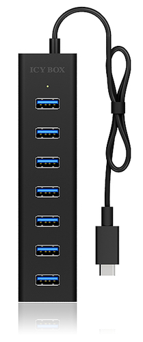 ICY BOX IB-HUB1700-C3 usb-hub, afbeelding 3