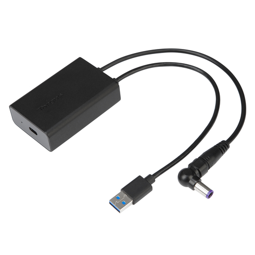 USB-C DE-MULTIPLEXER ADAPTER BLACK