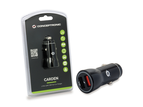 Conceptronic CARDEN01B mobile device charger Universal Black Cigar lighter Auto – image 5