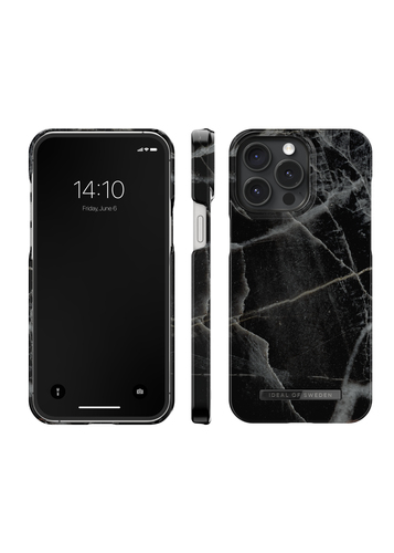 iDeal of Sweden Printed Case MagSafe iPhone 15 Pro Max Black Thunder Marble – image 4