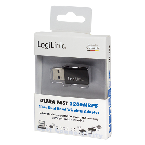 LogiLink Adapter USB 3.0 1200 MBit/s 11a Dual Band, afbeelding 4