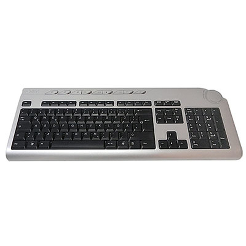Acer KB.RF403.138 keyboard RF Wireless QWERTY English Black, Silver
