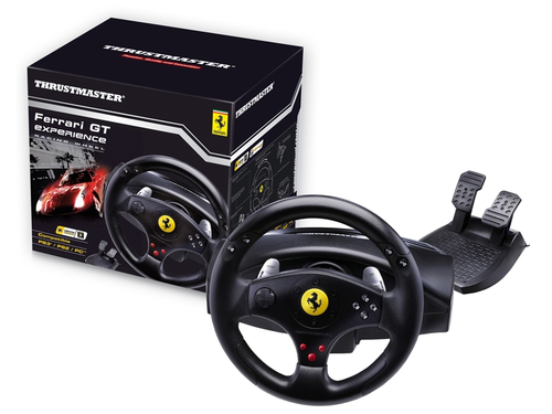 Thrustmaster AC-FGTE Gaming Controller Black, Yellow Steering wheel + Pedals Analogue / Digital PC, Playstation 2, Playstation 3