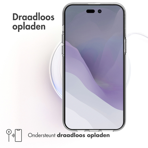 Accezz Clear Backcover iPhone 14 Pro Max - Transparant, afbeelding 5