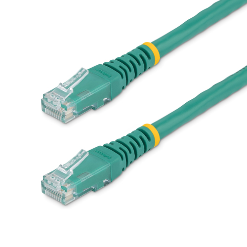 CABLE 106M GIGABIT ETHERNET  RED CAT6 UTP RJ45 MOLDEADO VERDE - C6PATCH35GN