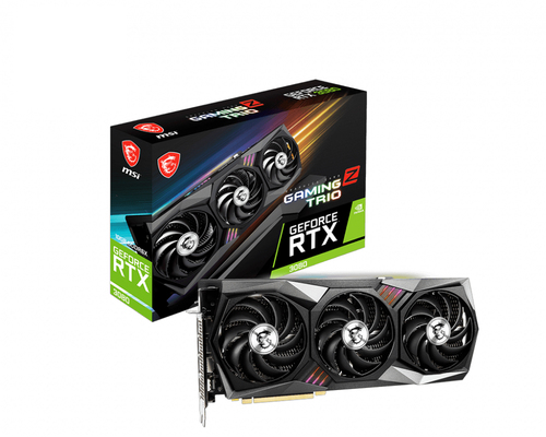 MSI GAMING RTX 3080 Z TRIO 10G LHR видеокарта NVIDIA GeForce RTX 3080 10 GB GDDR6X