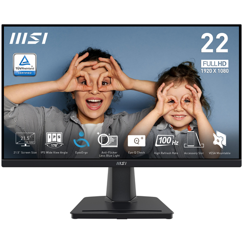 PRO MP225 MONITOR MSI 215 1 HDMI 1 VGA 100Hz PRO MP225