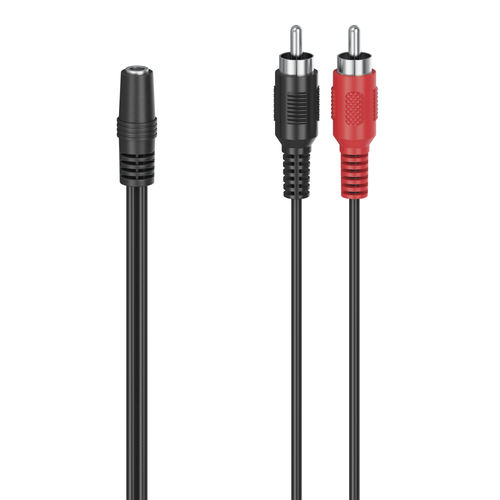 Hama 00305040 аудио кабель 3,5 мм 2 x RCA Черный