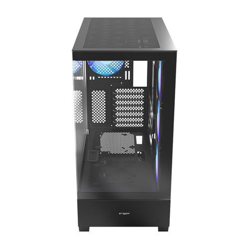 FSP M370-BA Carcasa Midi Tower mITX, mATX, ATX (BTF) Negro ARGB