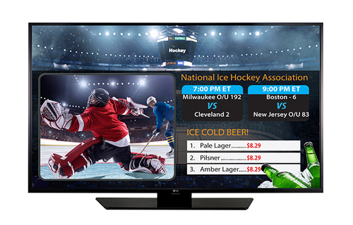LG 49LX540S TV 124.5 cm (49") Full HD Black 300 cd/m²