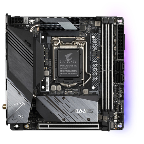GIGABYTE Z590I AORUS ULTRA материнская плата Intel Z590 LGA 1200 (Socket H5) Mini ITX