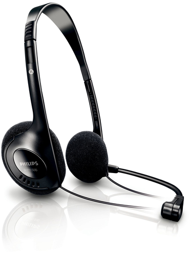 Philips SHM1500/55 headphones/headset Wired Head-band Gaming Black