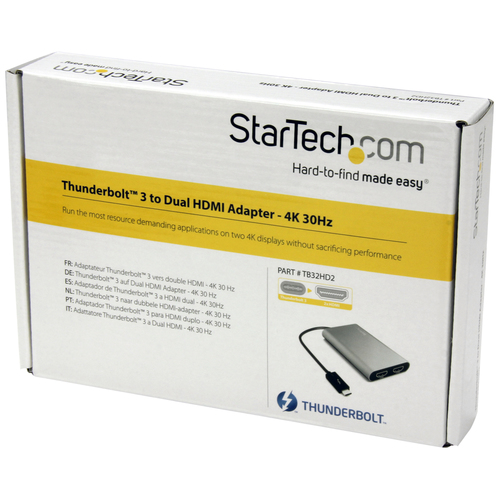 StarTech.com Thunderbolt 3 to Dual HDMI Adapter - 4k – image 6