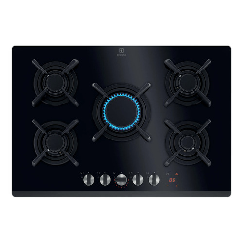 Electrolux KGG753753K Черный Встроенный 75 cm Газовый 5 зона(ы)