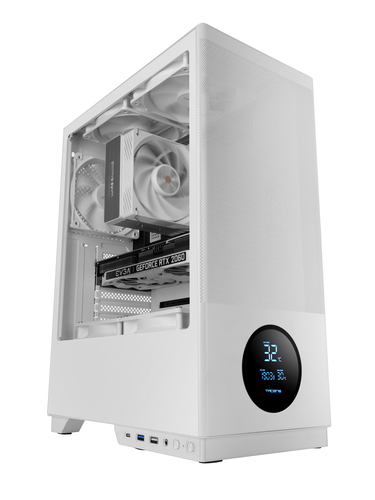 Tacens 2SAGITTA20W computer case Midi Tower White – image 2