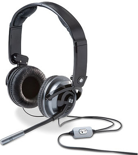 HP RF823AA Headset Wired Head-band Gaming Black, Grey