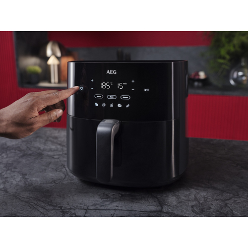 AEG AAF3B Sencillo 3,3 L Independiente 1350 W Freidora de aire caliente Negro