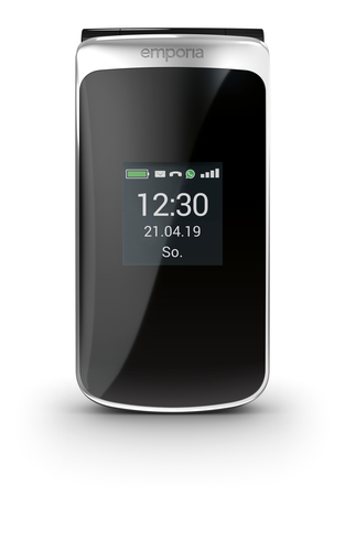 Emporia TOUCHsmart 8.51 cm (3.35") Single SIM Android 8.1 4G Micro-USB 1 GB 4 GB 1400 mAh Black, Silver – image 1