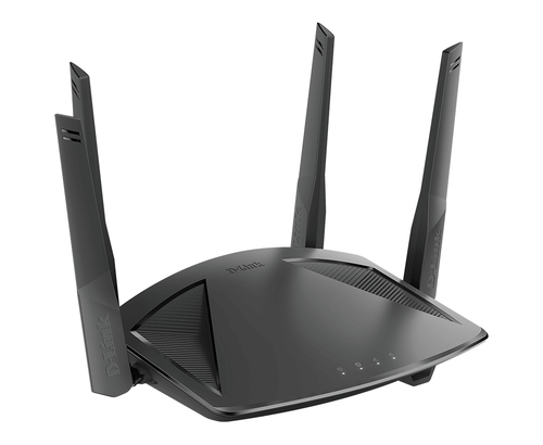 D-Link DIR-X1860 беспроводной маршрутизатор Гигабитный Ethernet Двухдиапазонный (2,4Ггц/5Ггц) Черный