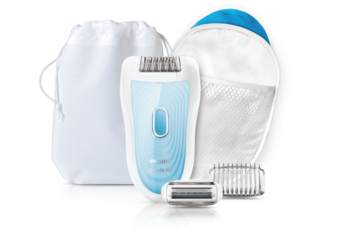 Philips Satinelle Soft HP6553/00 epilator 20 tweezers Blue, White