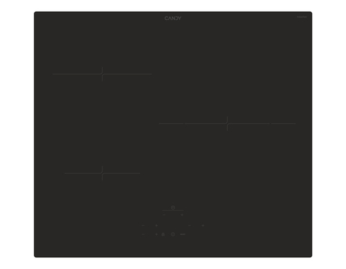 Candy CID633CD Black Built-in