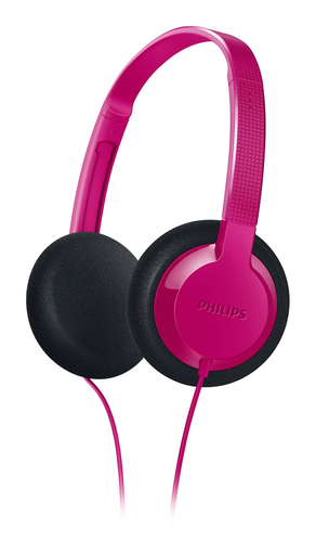 Philips SHK1000PK/28 headphones/headset Wired Head-band Music Pink