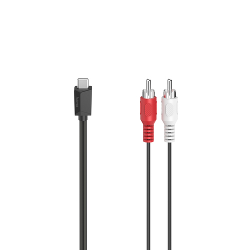 Hama 00200730 аудио кабель 1,5 m RCA USB Черный